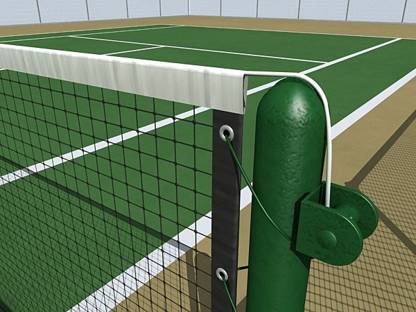 Luật về thiết bị cố định trên sân tennis