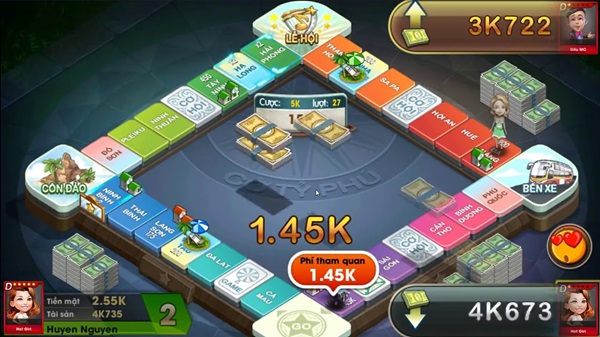 Bước đầu tiếp cận game và giao diện chơi cờ tỷ phú Zingplay 