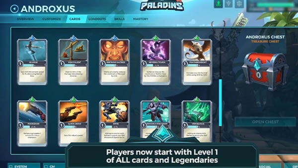 Hướng dẫn lựa chọn và nâng cấp trang bị trong Game Paladins