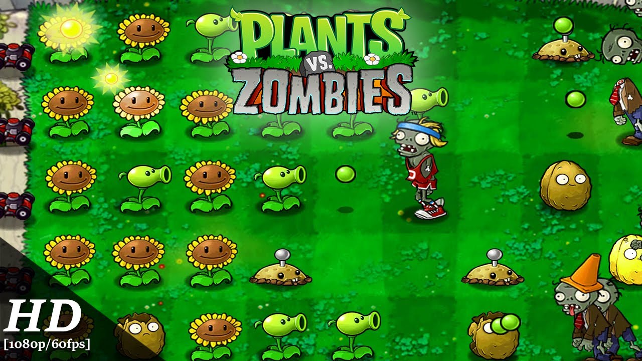 Các loại cây trồng và zombie trong Game Plants vs Zombies