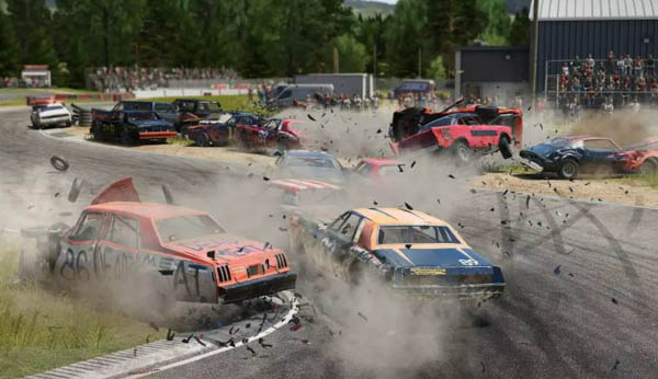 Cơ chế vật lý thực tế và độ phá hoại ấn tượng trong Wreckfest