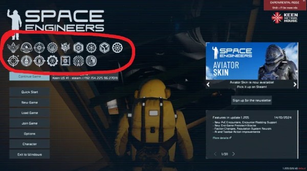 Gameplay cốt lõi trong Space Engineers